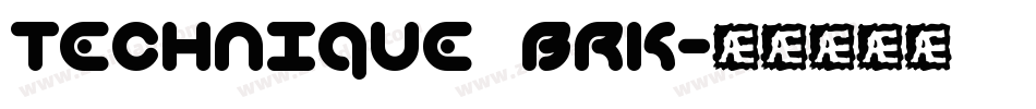Technique BRK字体转换